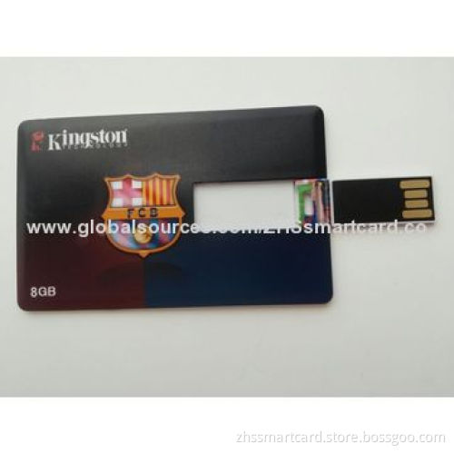 Custom full color printing USB card for promotional gift